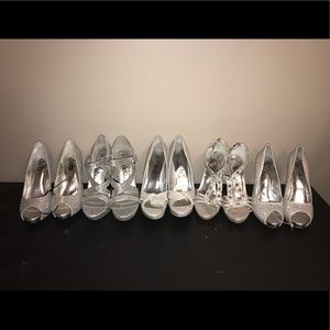 Brand New Deb’s heels. All size 11 - all 5 pairs